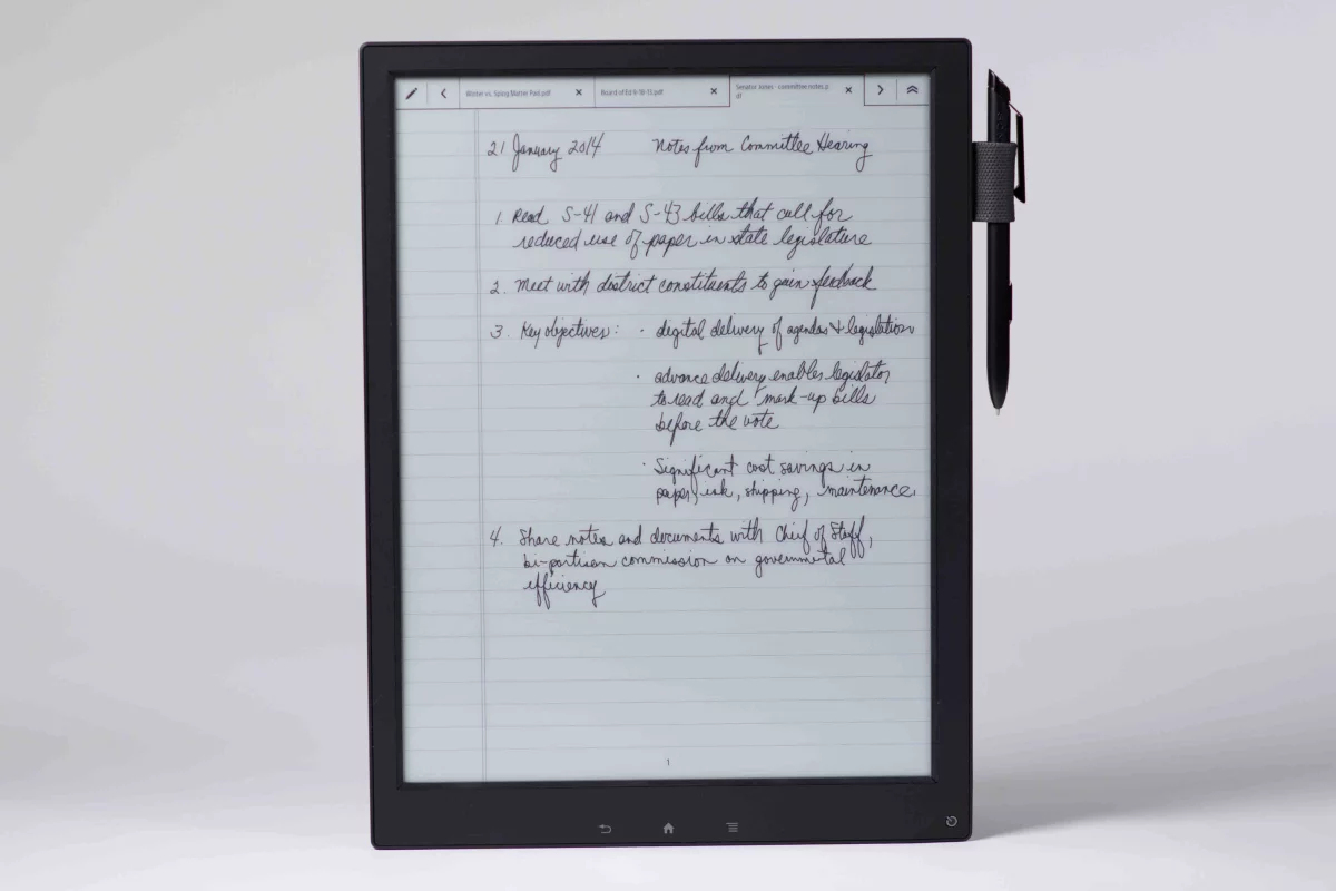 Digital Paper features 4 GB of internal storage and a microSD card slot for additional storage