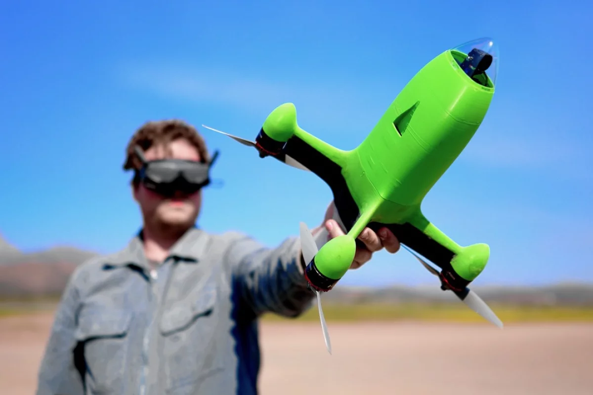 The Peregreen 2 controlled by Luke Bell has flown into the Guinness World record books