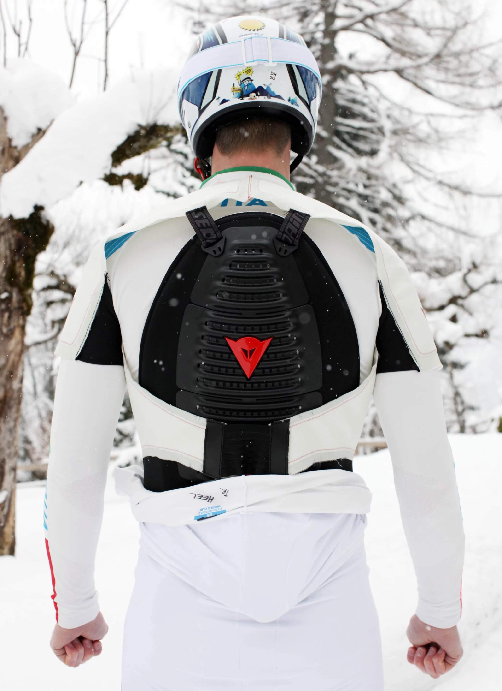 Dainese has announced that it is now putting the finishing touches on its wearable airbag system for downhill ski racers