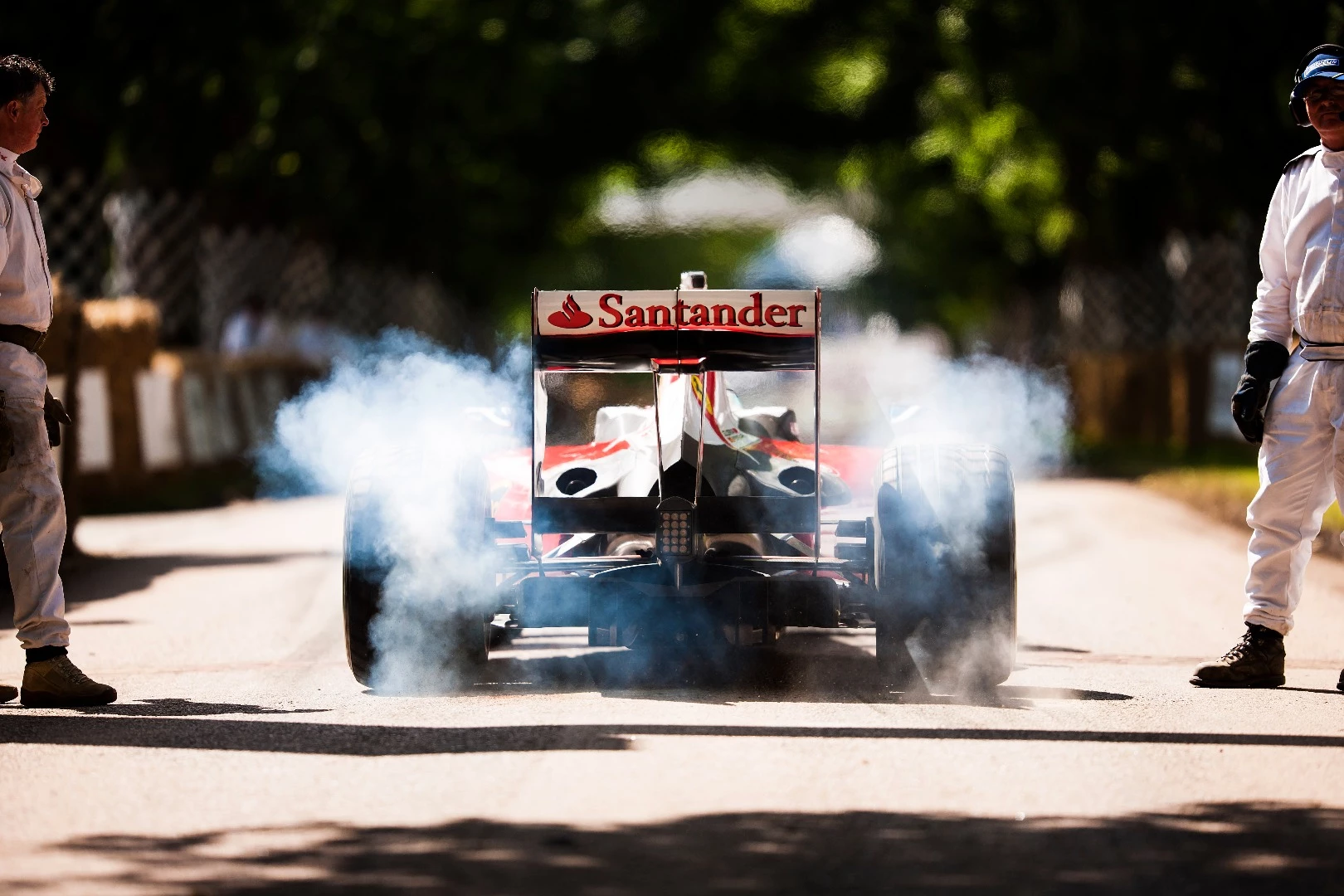 Even F1 cars know how to have a bit of fun at Goodwood