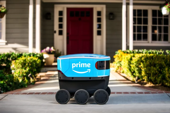 Amazon's delivery robot, named Scout