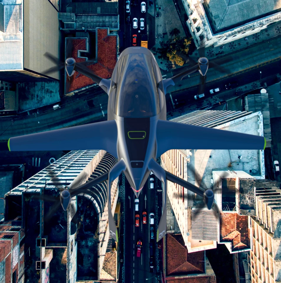 Unlike aircraft focused on long distances, the AIR is designed as a short-distance craft that could help owners hop right over city gridlock