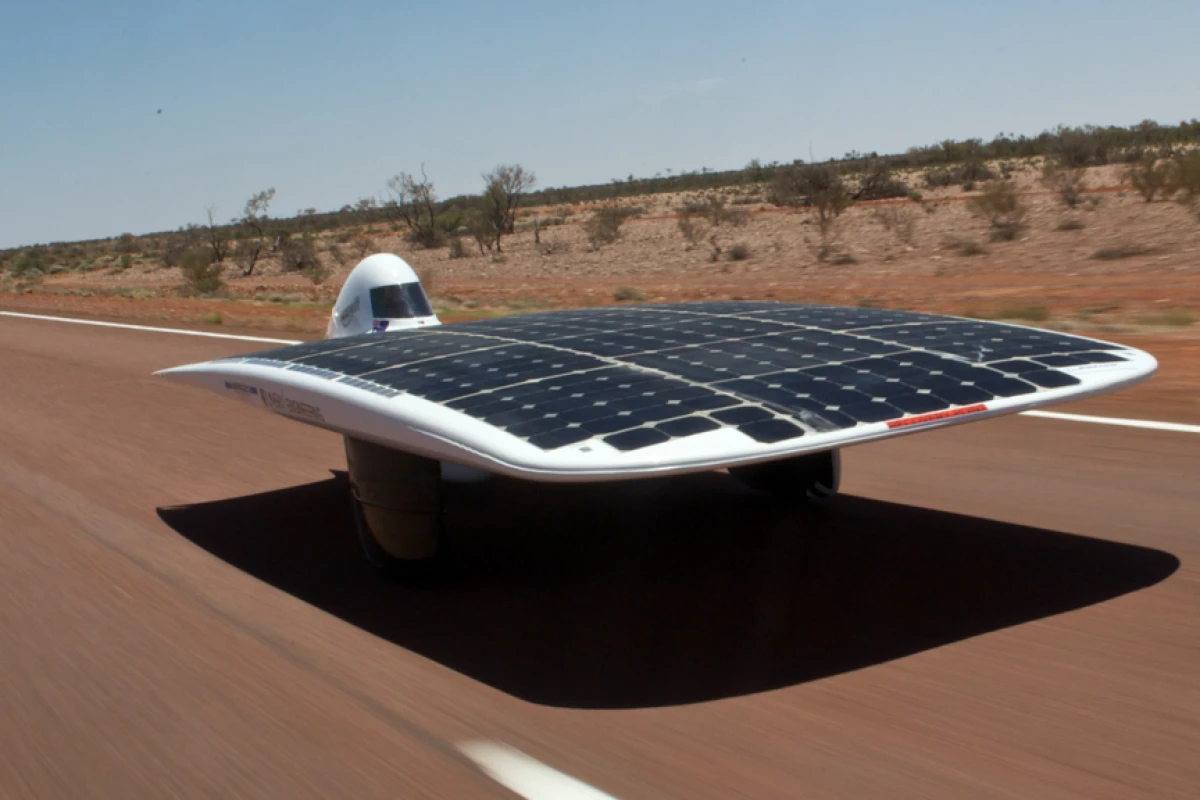 The Sunswift IVy during the 2009 Global Green Challenge