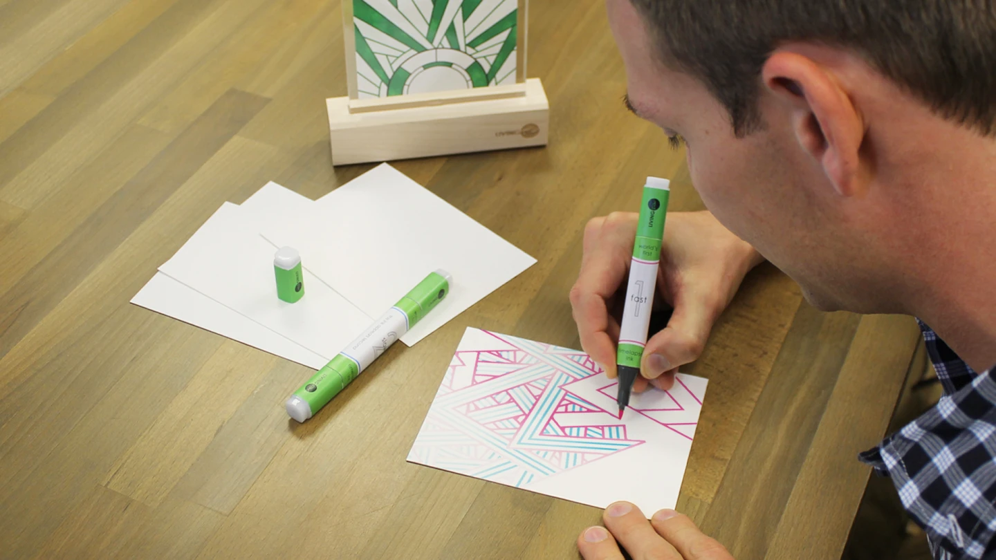 Living Ink comes in fast-growing and slow-growing pens