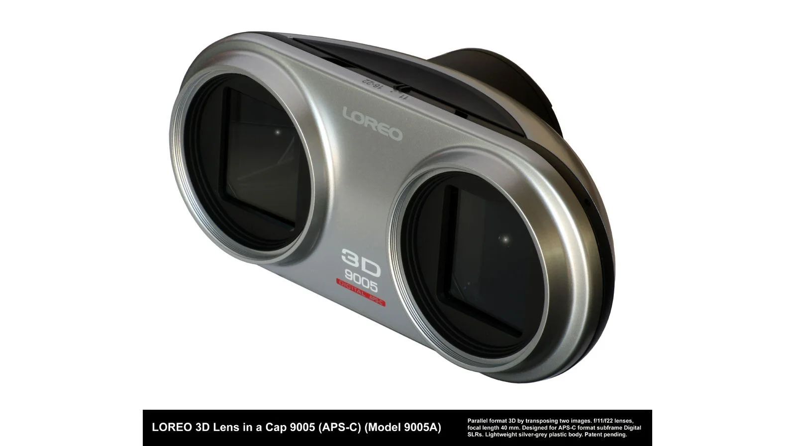 The Lens-in-a-Cap system captures two simultaneous images using matched lenses to the left and right for onward viewing via a Loreo 3D viewer