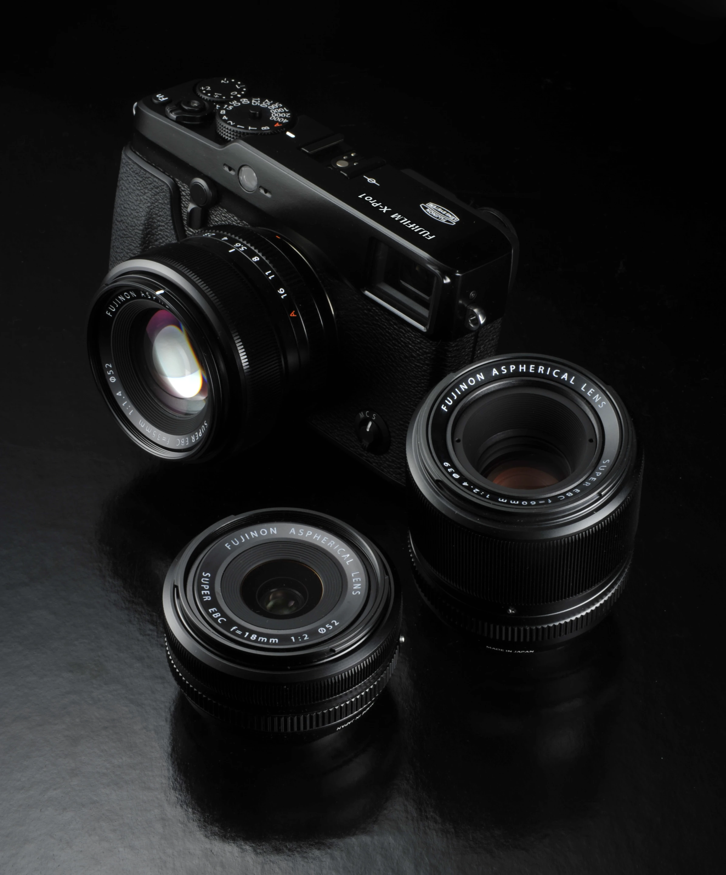 The X-Pro1 camera and lenses