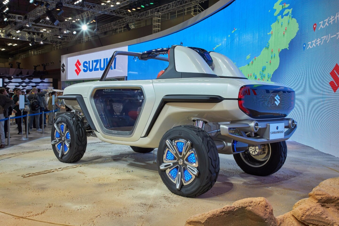 Suzuki builds on its history of small, rugged 4x4s with the e-Survivor concept