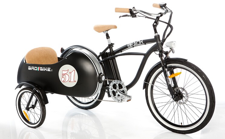 Bad Bike will also show a fat version of the pictured Beach Vintage Side e-bike at Eurobike