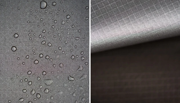 The Glider's Amphibiskin fabric includes a heat reflective coating