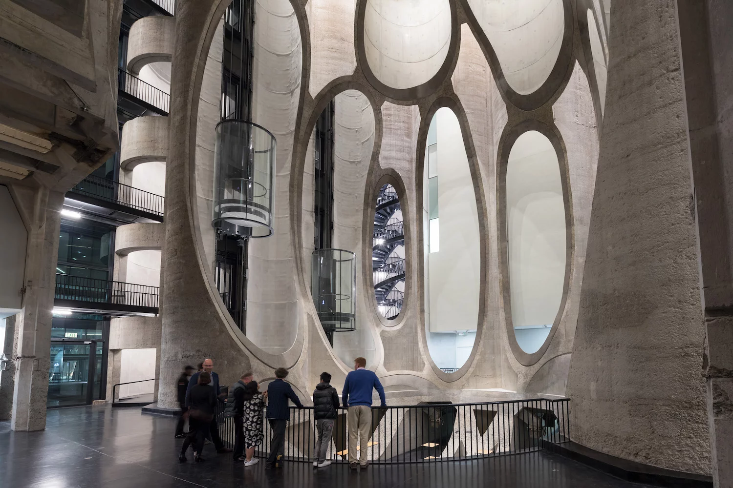 Inside the Zeitz MOCAA's cavernous atrium