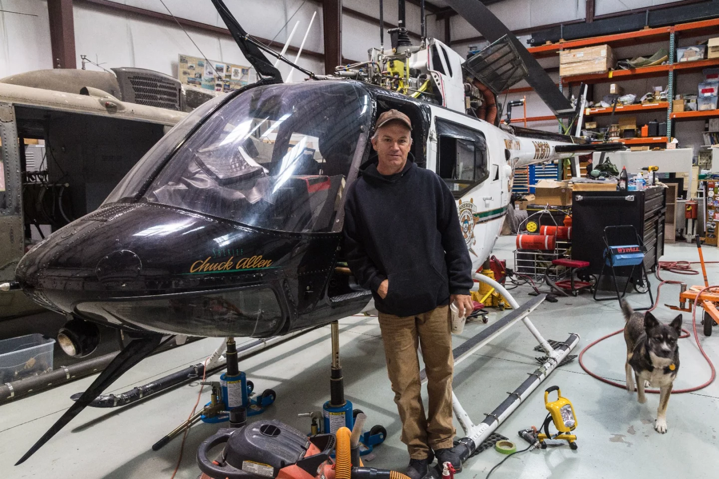 Reno Stead airport is a ghost town for the rest of the year, but a chance for helicopter mechanic Mo Bessier to catch up with a ton of old buddies.