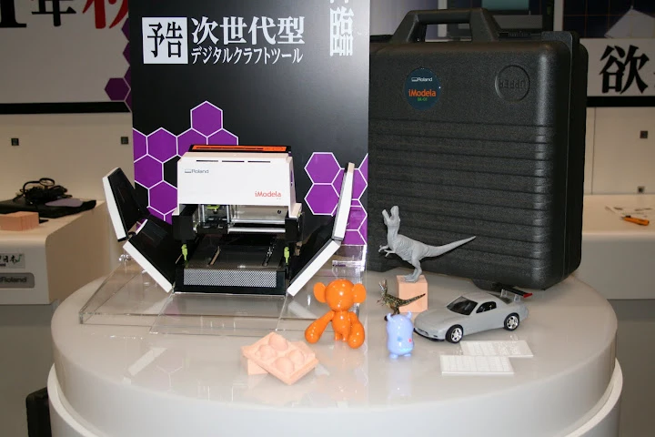 Unlike typical 3D printers, iModela carves rather than builds its models
