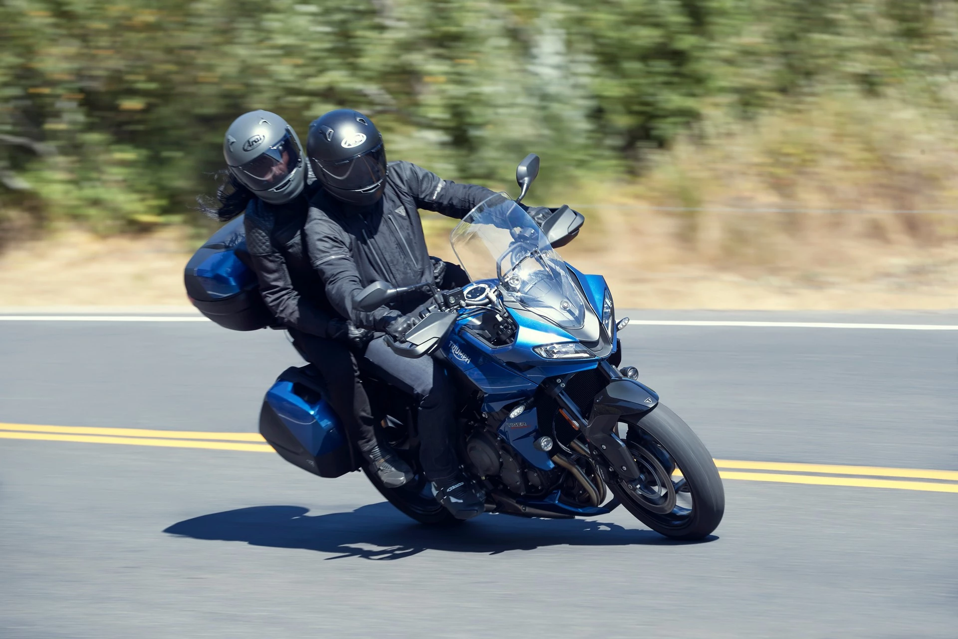 Comfortable two-up touring stars is a must for the 2022 Triumph Tiger Sport 660