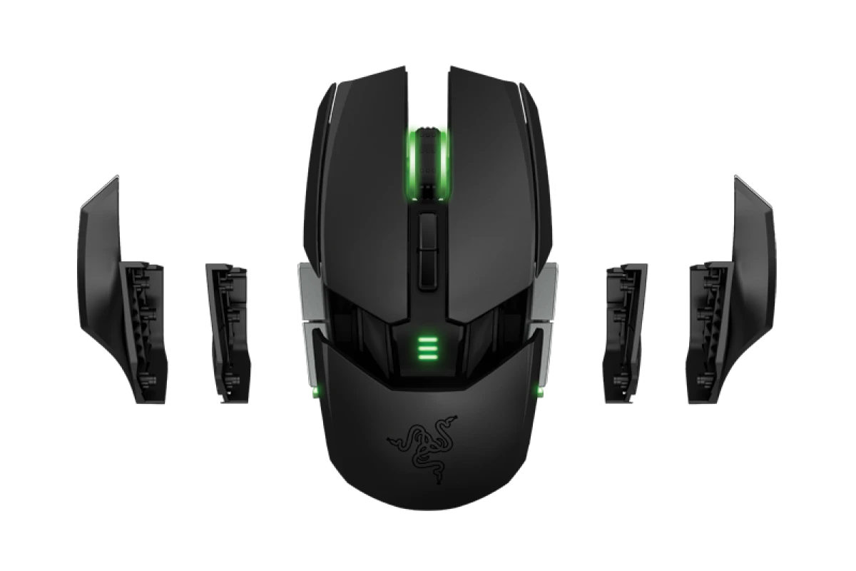 The Ouroboros has customizable side panels allowing for ambidextrous use
