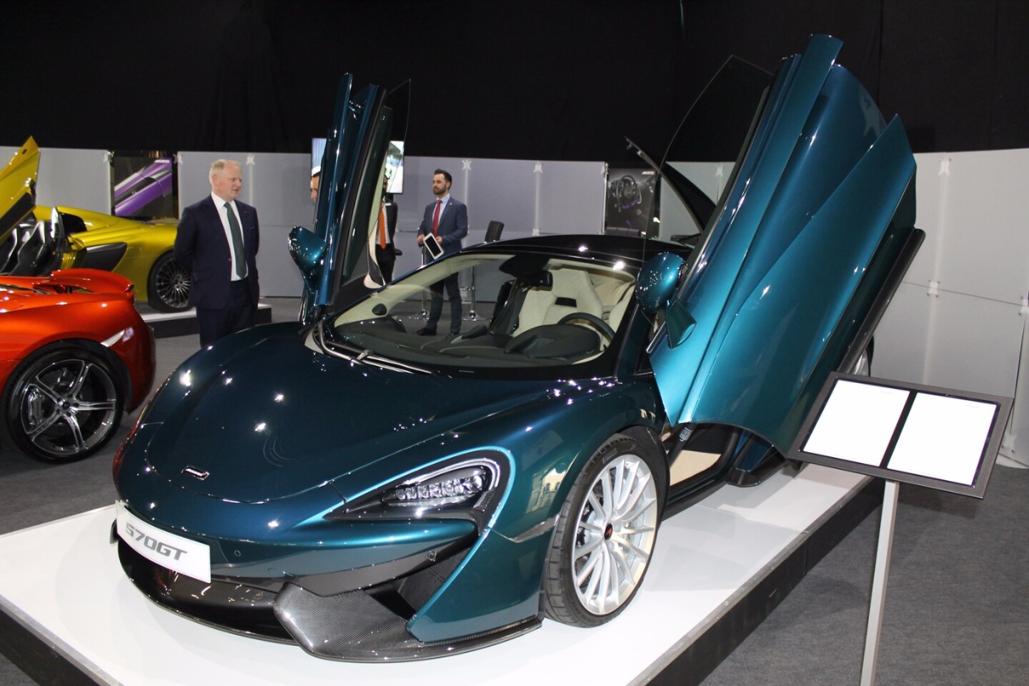The McLaren 570GT is designed to be more comfortable than some of McLaren's previous offerings