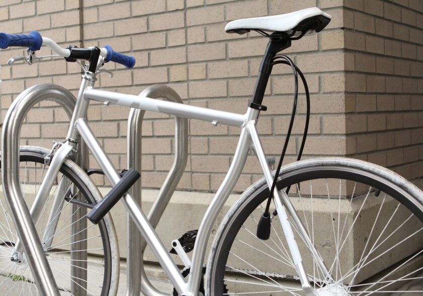 The InterLock could be used in conjunction with a harder-to-hack U-lock, for added security