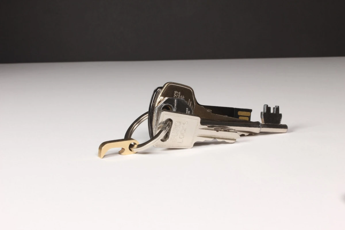 Malboro & Kane’s metallic Claw multitool is smaller than a penny