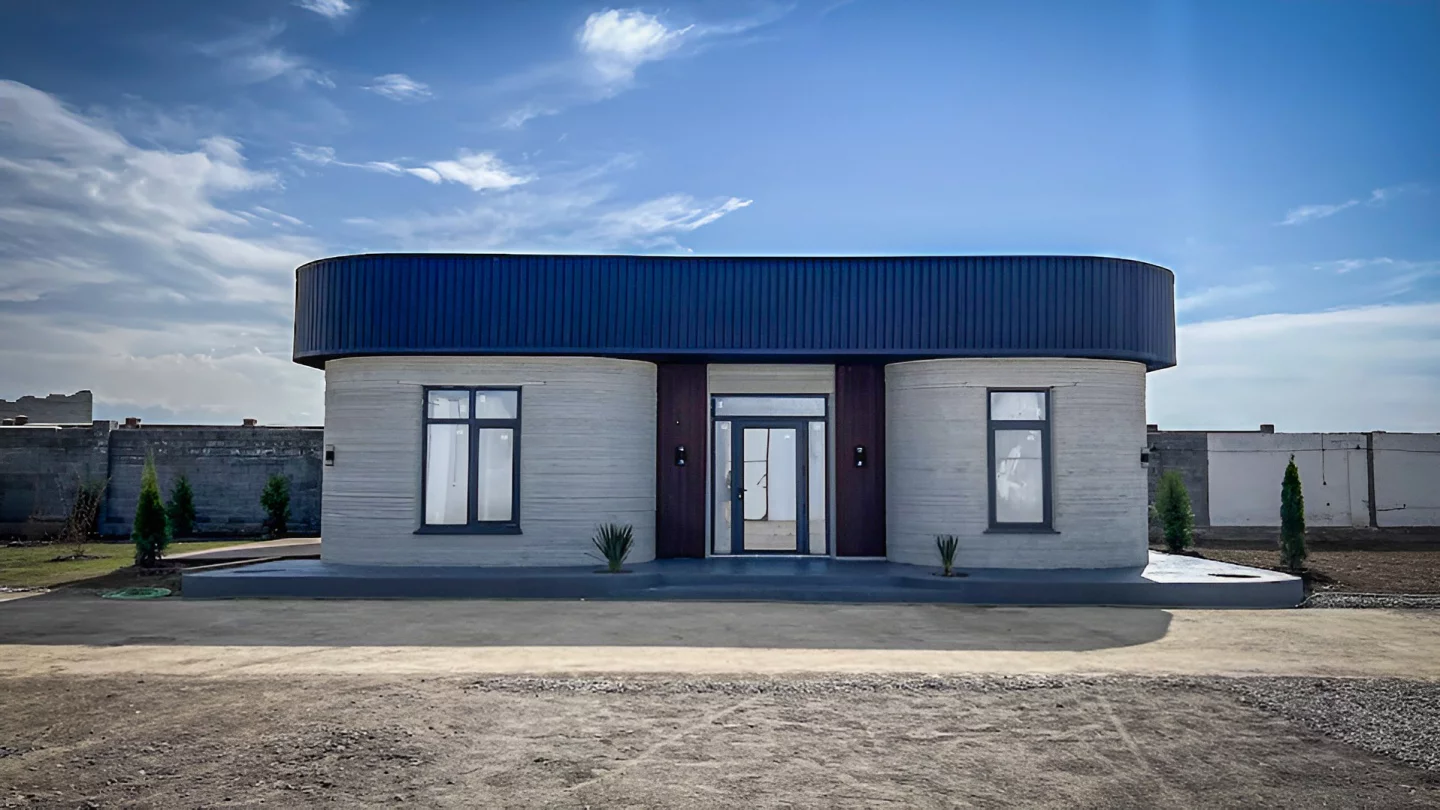 The 3D-printed house is designed to withstand even severe seismic activity