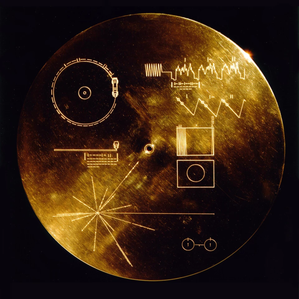 The cover of the Golden Record