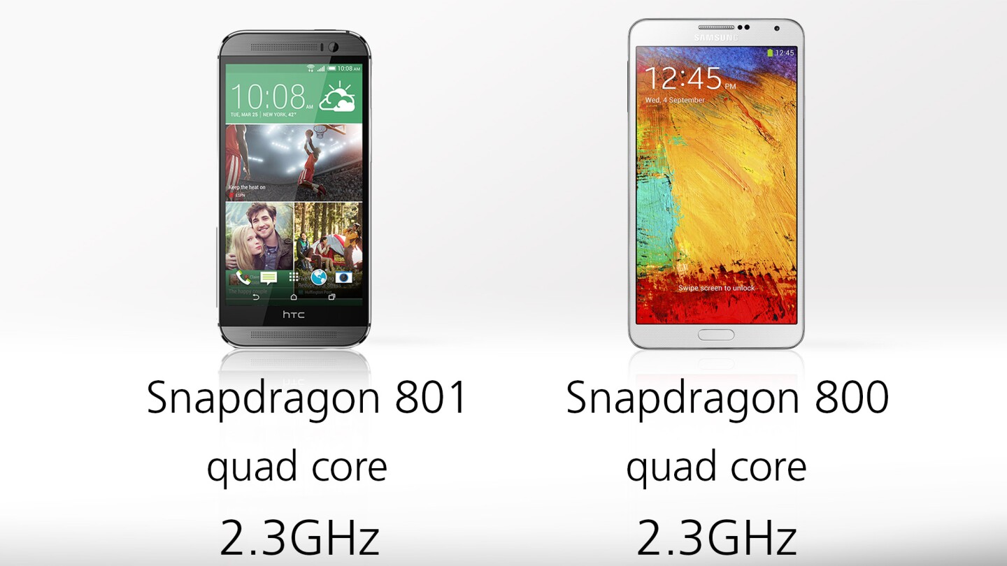 Both phones run some of Qualcomm's fastest mobile processors