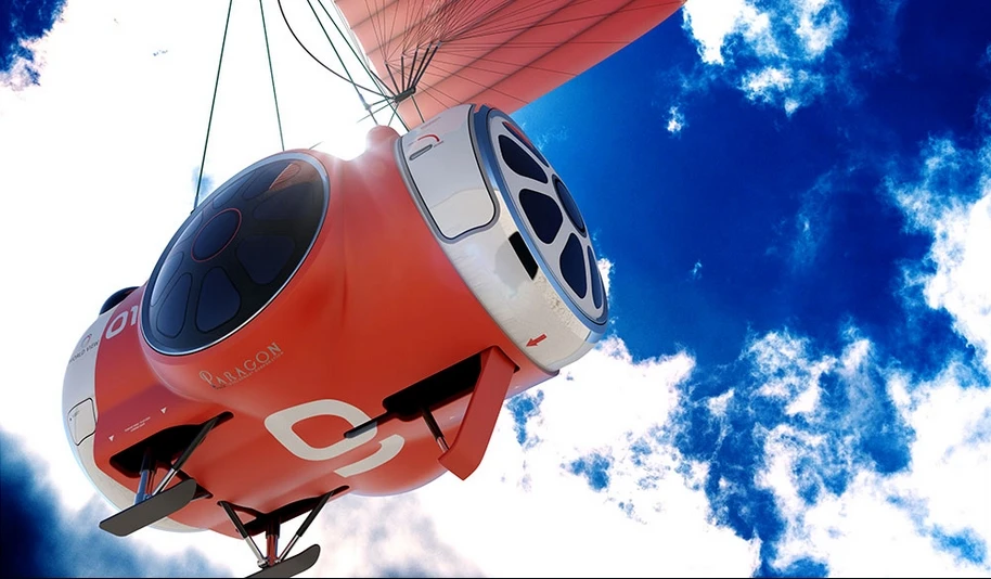 The capsule will take a couple of hours to lift up to a height of about 100,000 ft (Image: World View Enterprises)