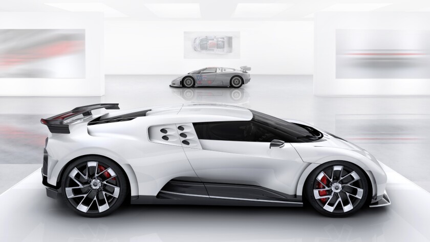 Bugatti's latest hypercar, the Centodieci, is a tribute to the EB110