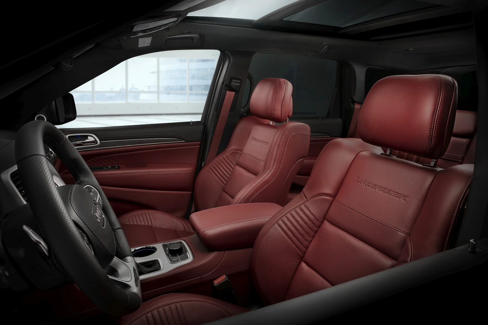 Inside the Jeep Grand Cherokee Trackhawk