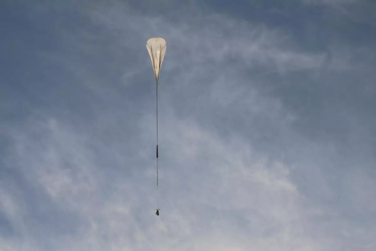 SuperBIT on a 2016 test flight over Texas