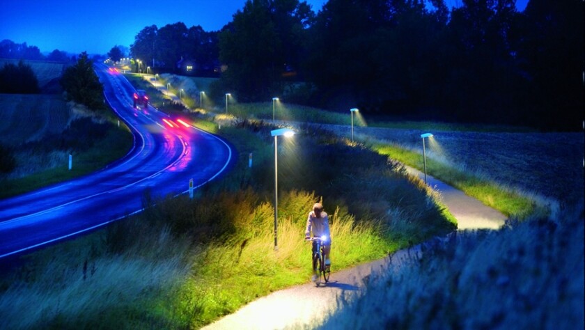 LEDs produce a whiter light that provides better visibility, last five times longer and reduce maintenance costs
