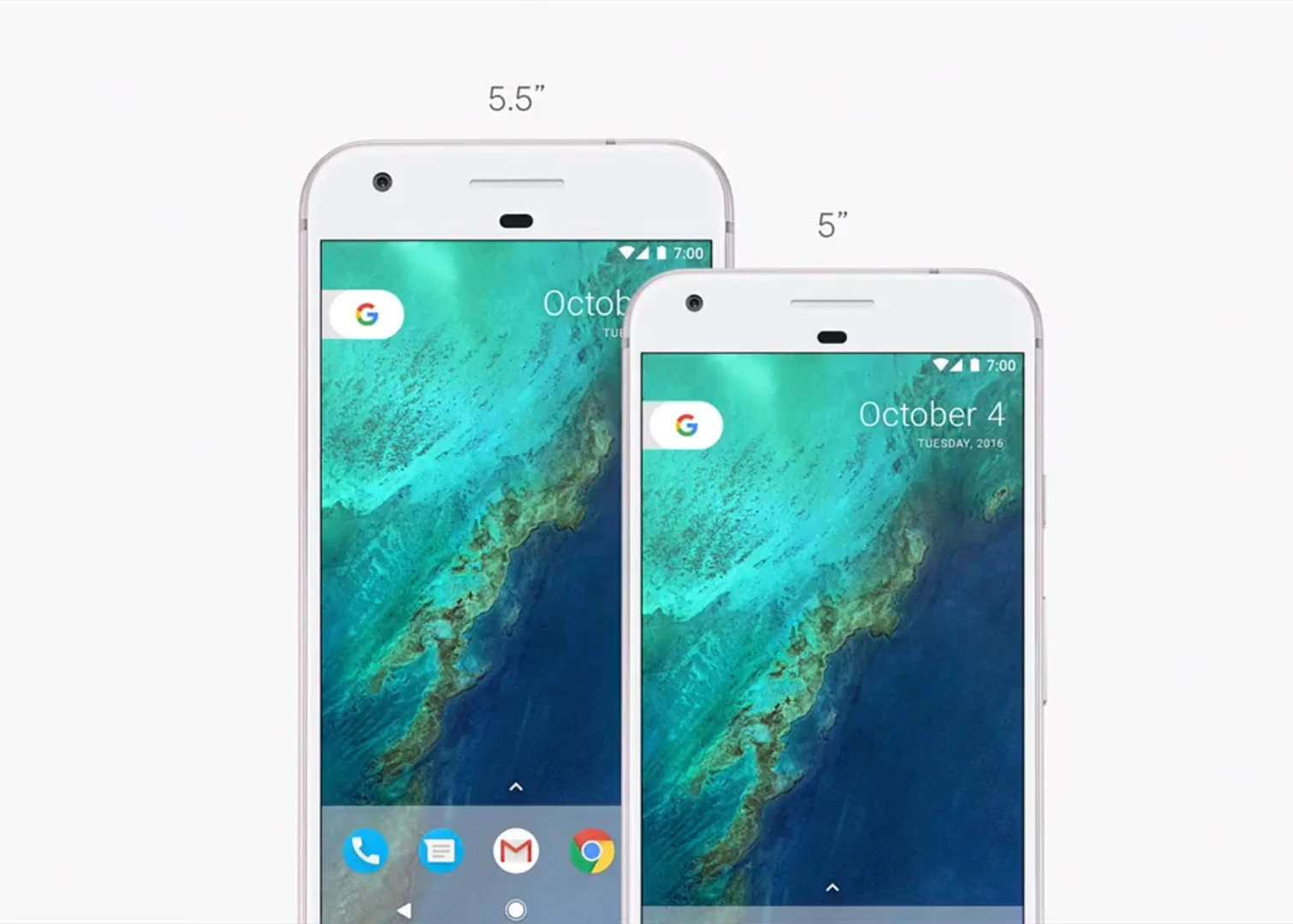 The main differences are in the display size and battery