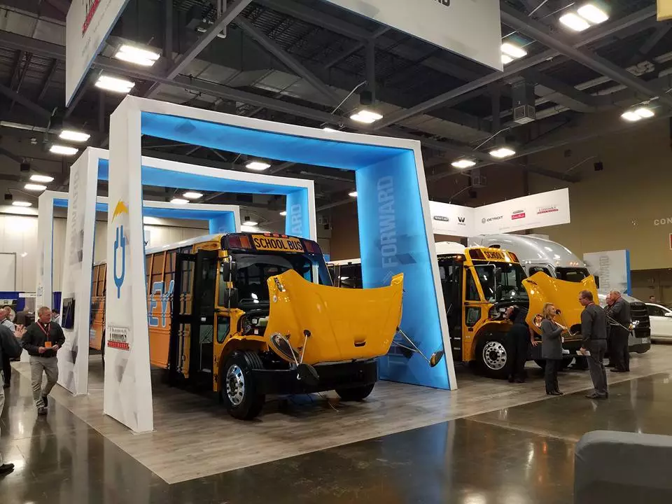 Thomas Built Buses's electric school bus will begin series production in 2019