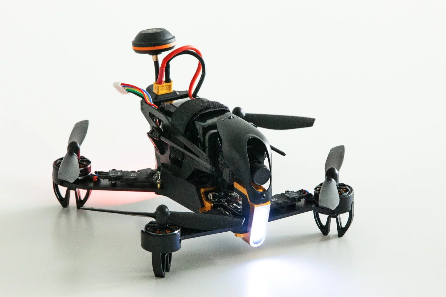 Walkera F210 3D: five-inch props are wind-on walkera jobs and not particularly cheap