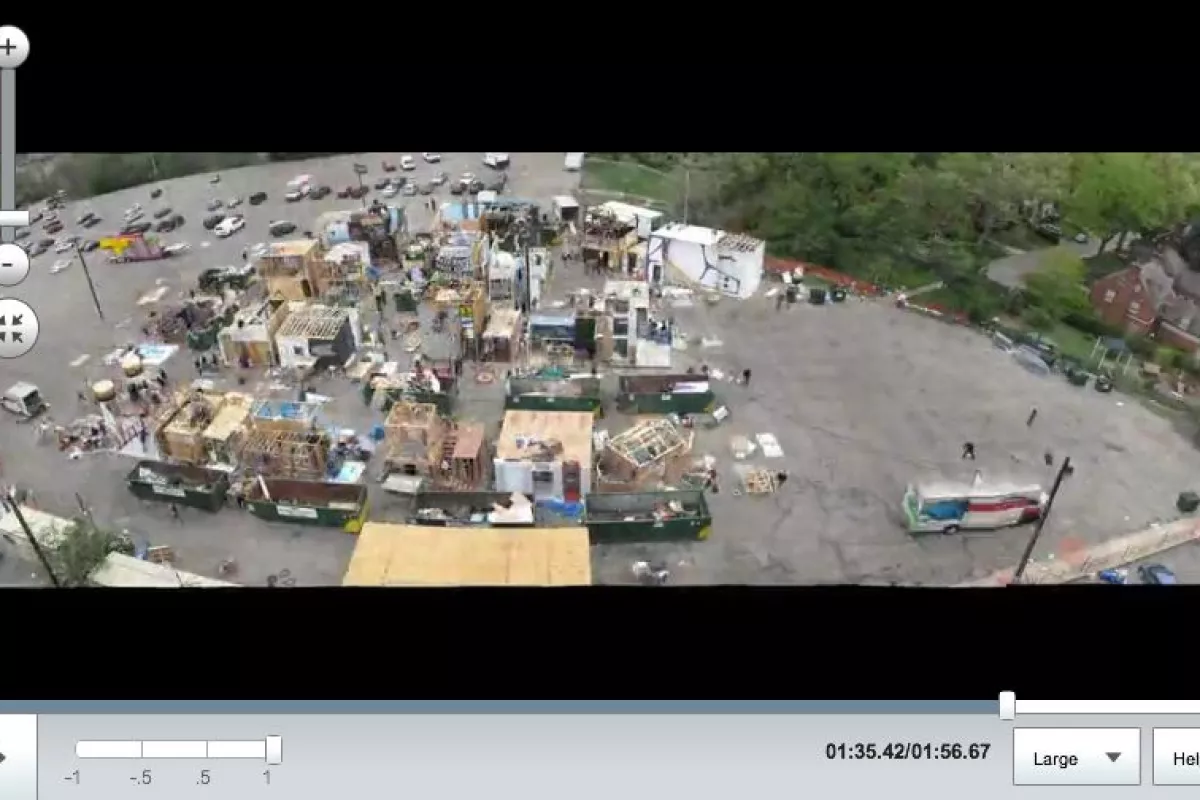 GigaPan Time Machine allows users to create ultra-high-resolution panoramic time-lapse videos, using a regular digital camera and a GigaPan robotic tripod