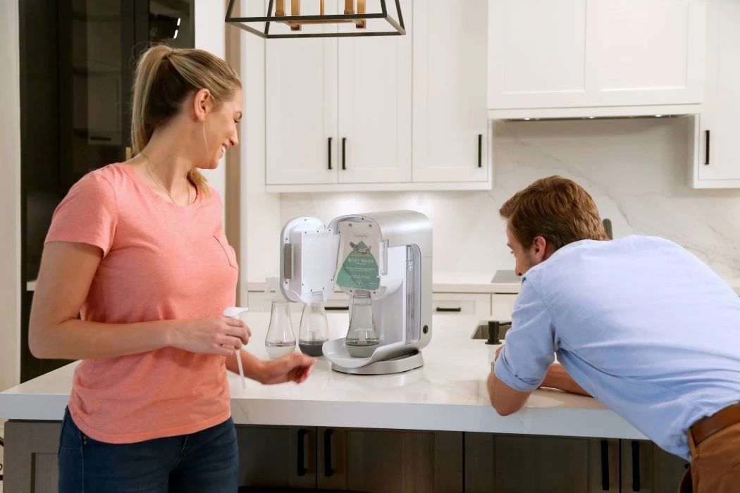 Despite the bottles provided being made from plastic, they are multi-use and can be used over again