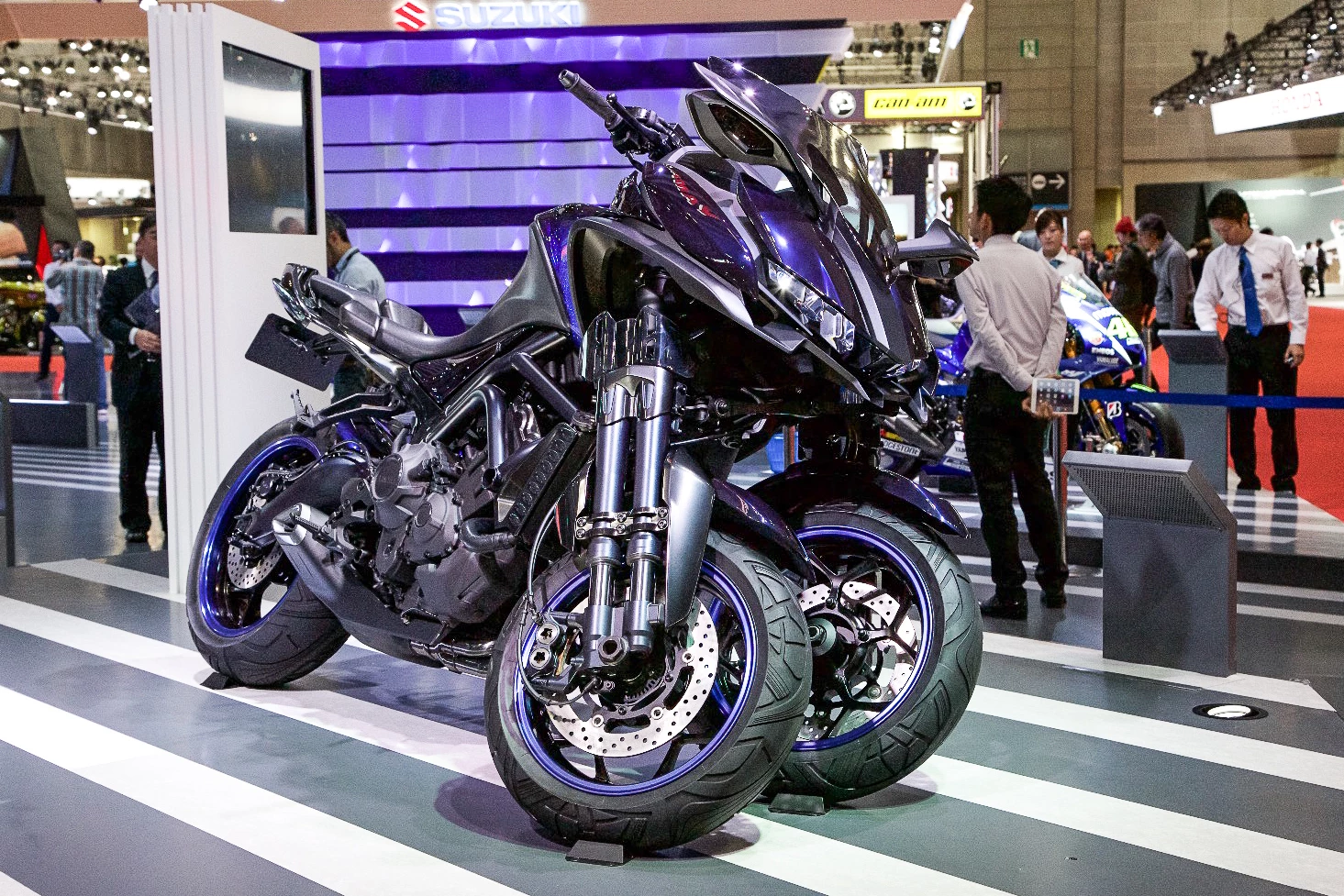 Yamaha's MWT-9 on display at the 2015 Tokyo Motor Show