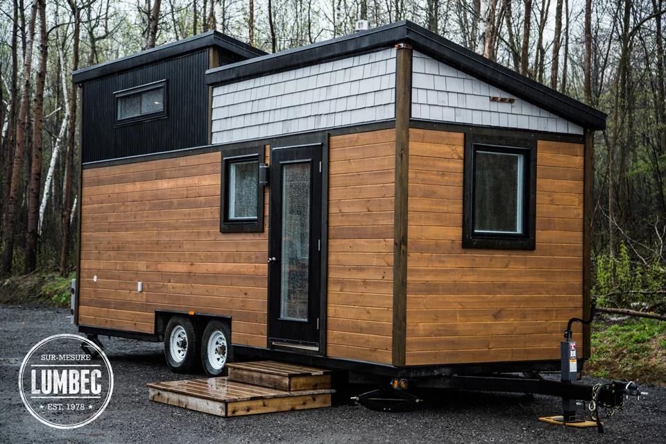 The TH2 tiny house is 24 ft (7.3 m) in length