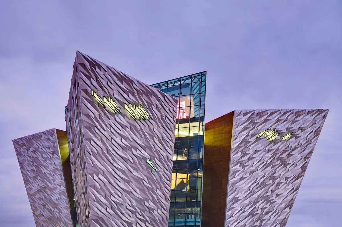 The TitanicBelfast museum in Belfast, Northern Ireland