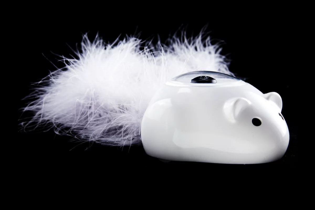 The creators of Mousr reckon its the most engaging cat toy ever made