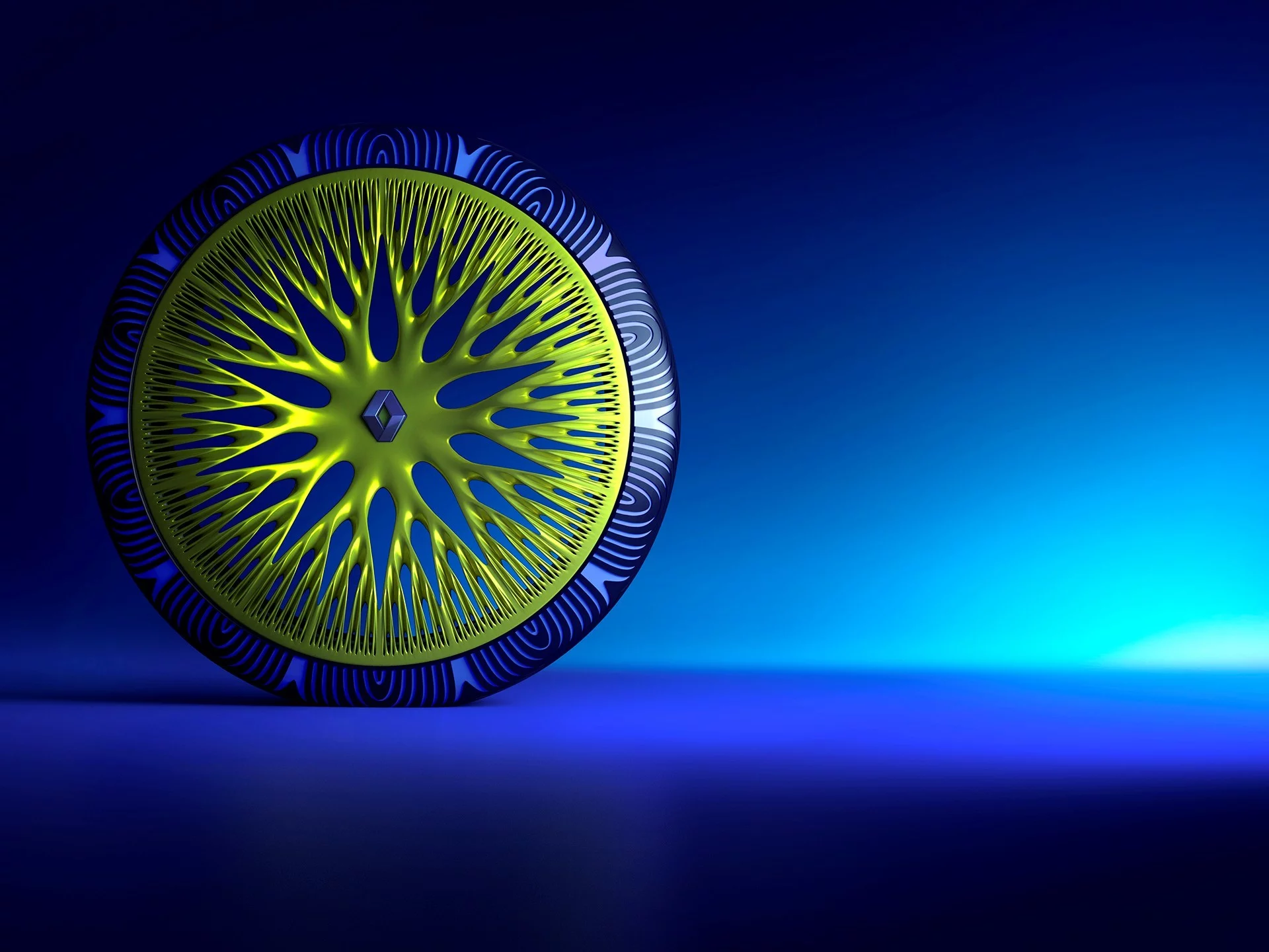 Tires by Michelin continue the organic theme while rims were made through parametric modeling and 3D printing