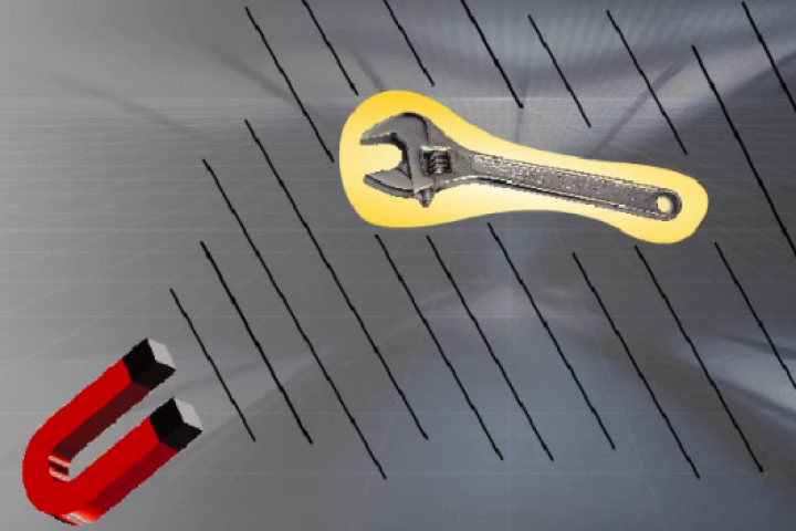 The dc metamaterial designed by the group at UAB is invisible to magnetic and low-frequency electromagnetic fields. (Photo: UAB)