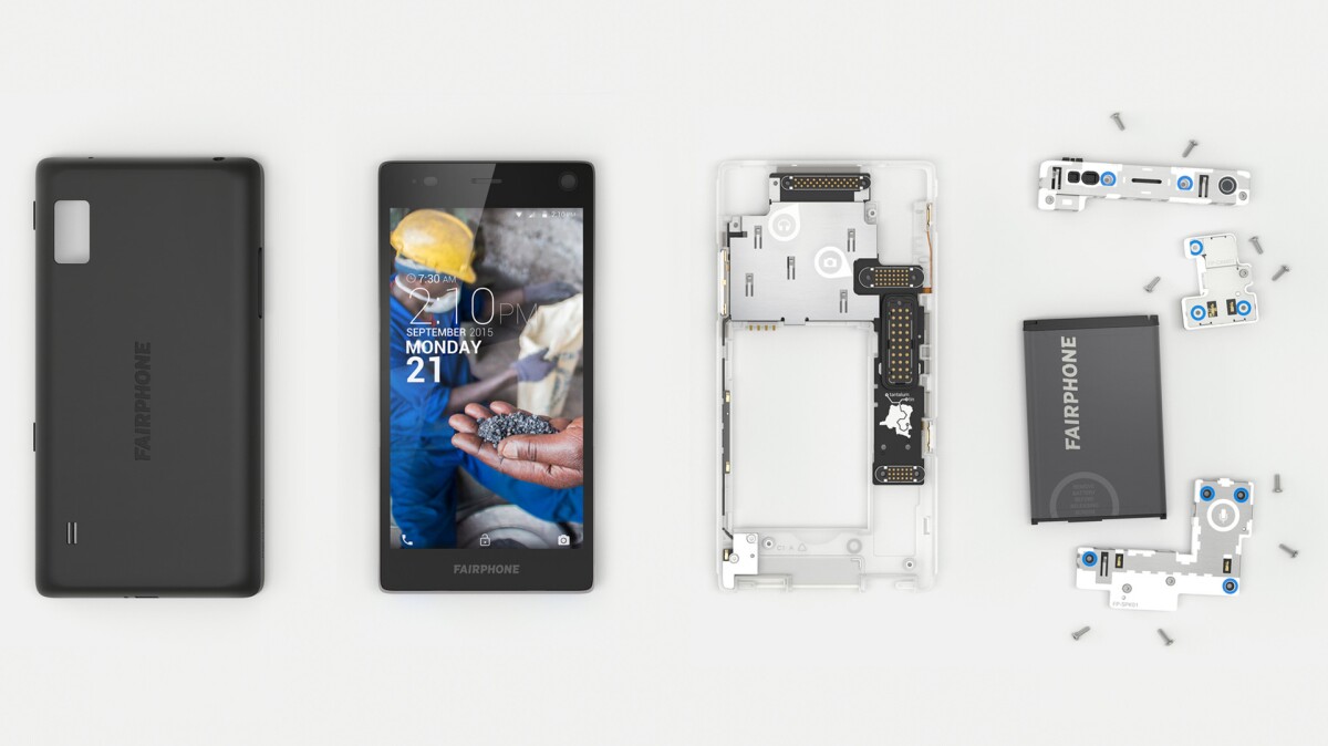 The device itself is designed in a modular manner, so it's easy for the user to take it apart and repair it themselves
