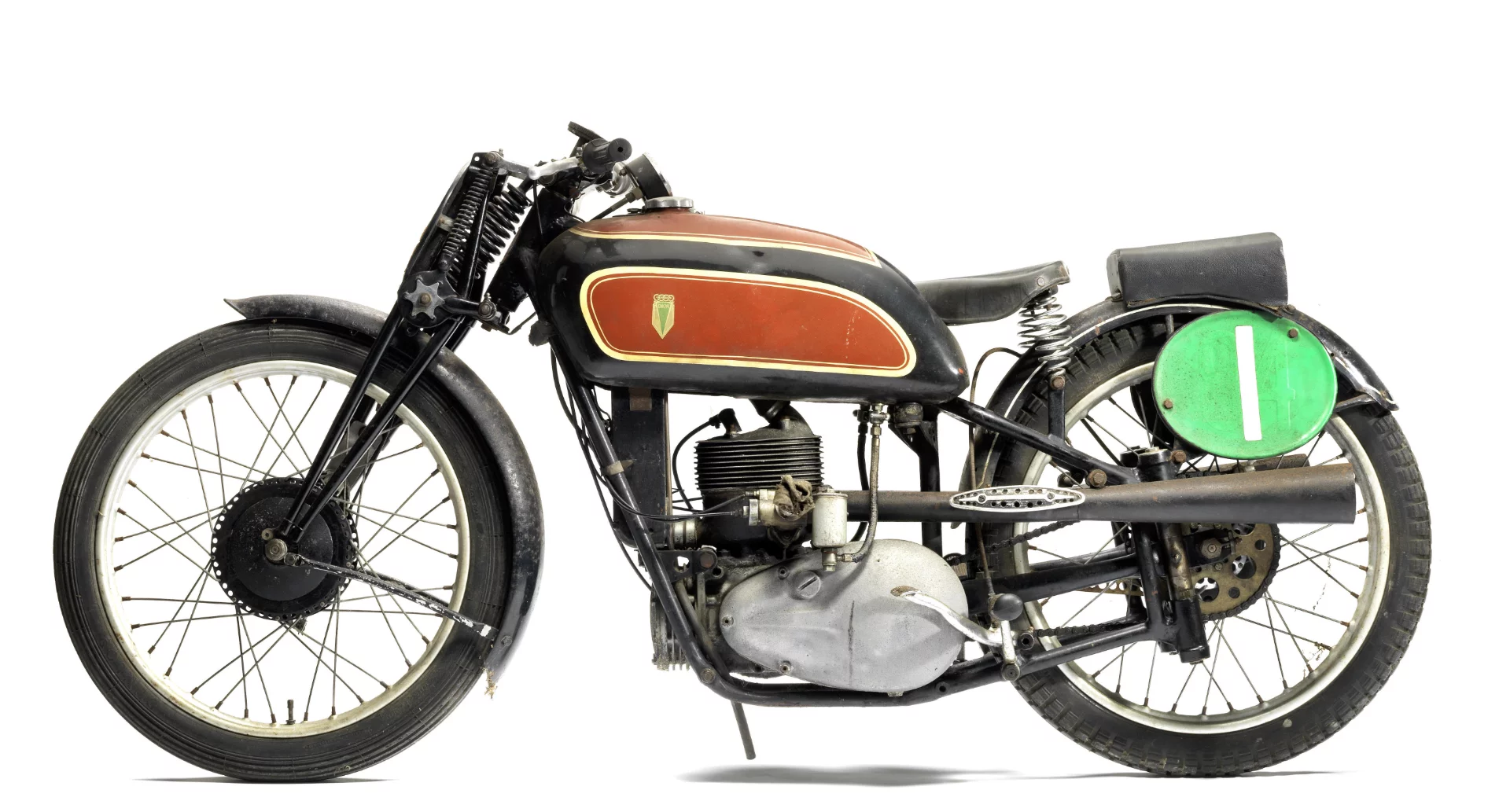 Fetching £50,600 ($78,124) this 1938 DKW 250SS Supercharged Racer just exceeded it's estimate of £40,000 - 50,000 ($60,000 - $75,000)