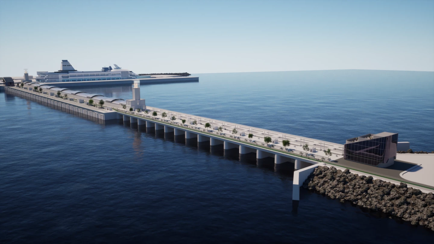 The actual location of the Mersey Tidal Power project has yet to be revealed, though the latest renders show the barrage spanning the river mouth between Liverpool and the Wirral