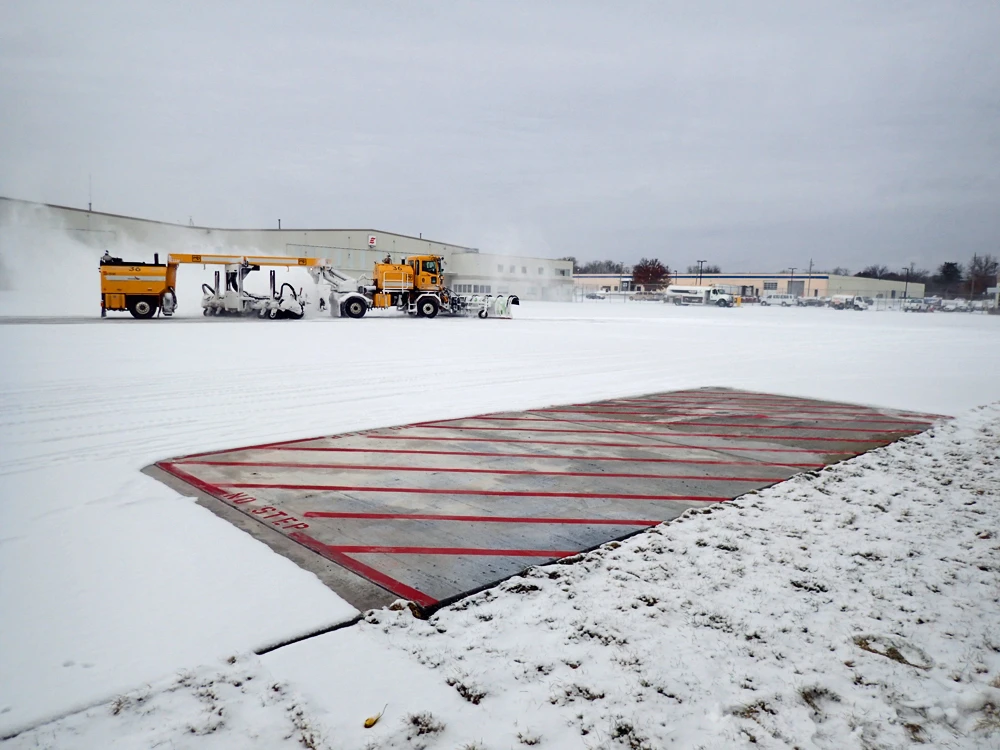 The testbed at Des Moines International Airport