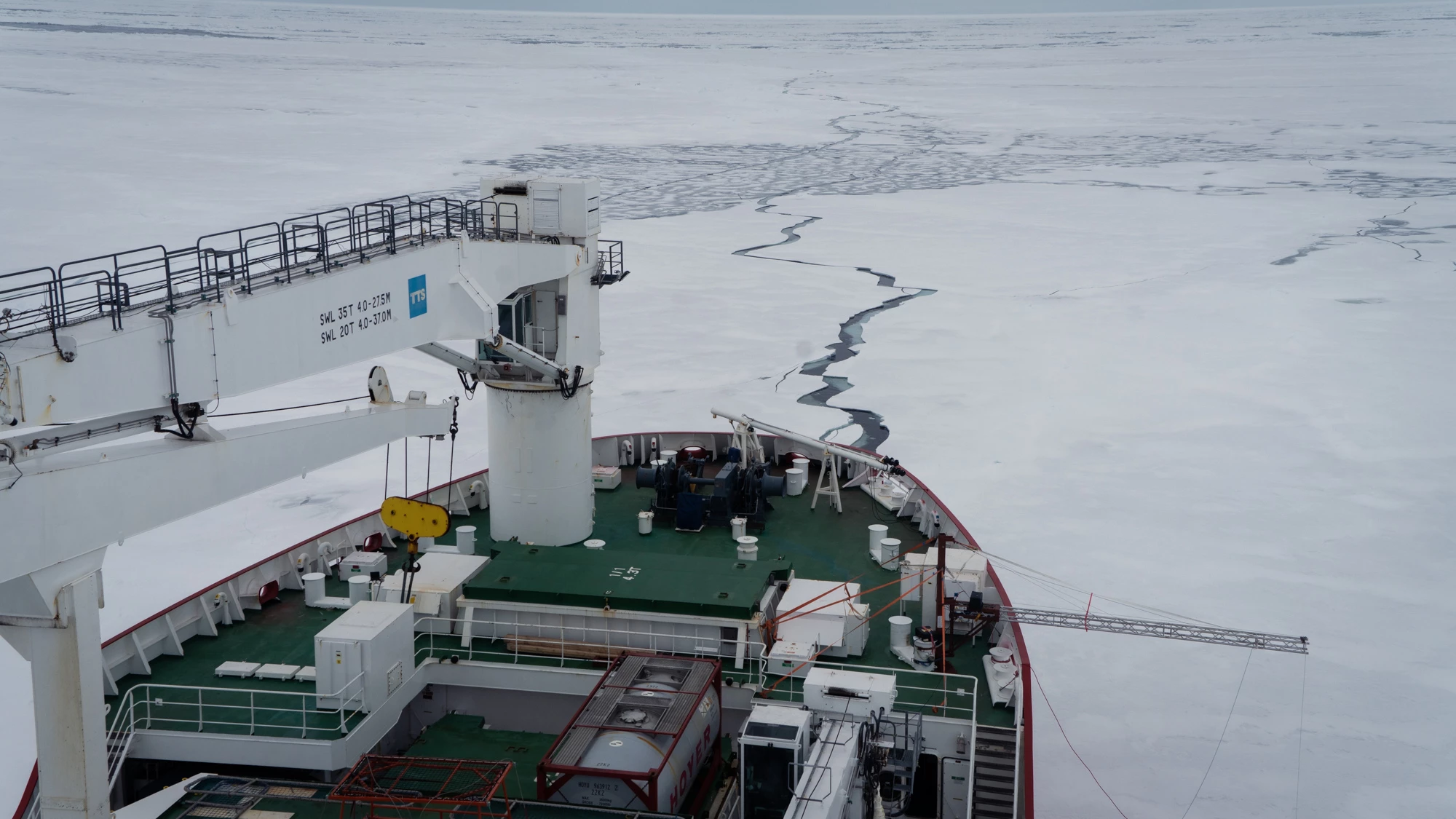 Seeking open water for navigation