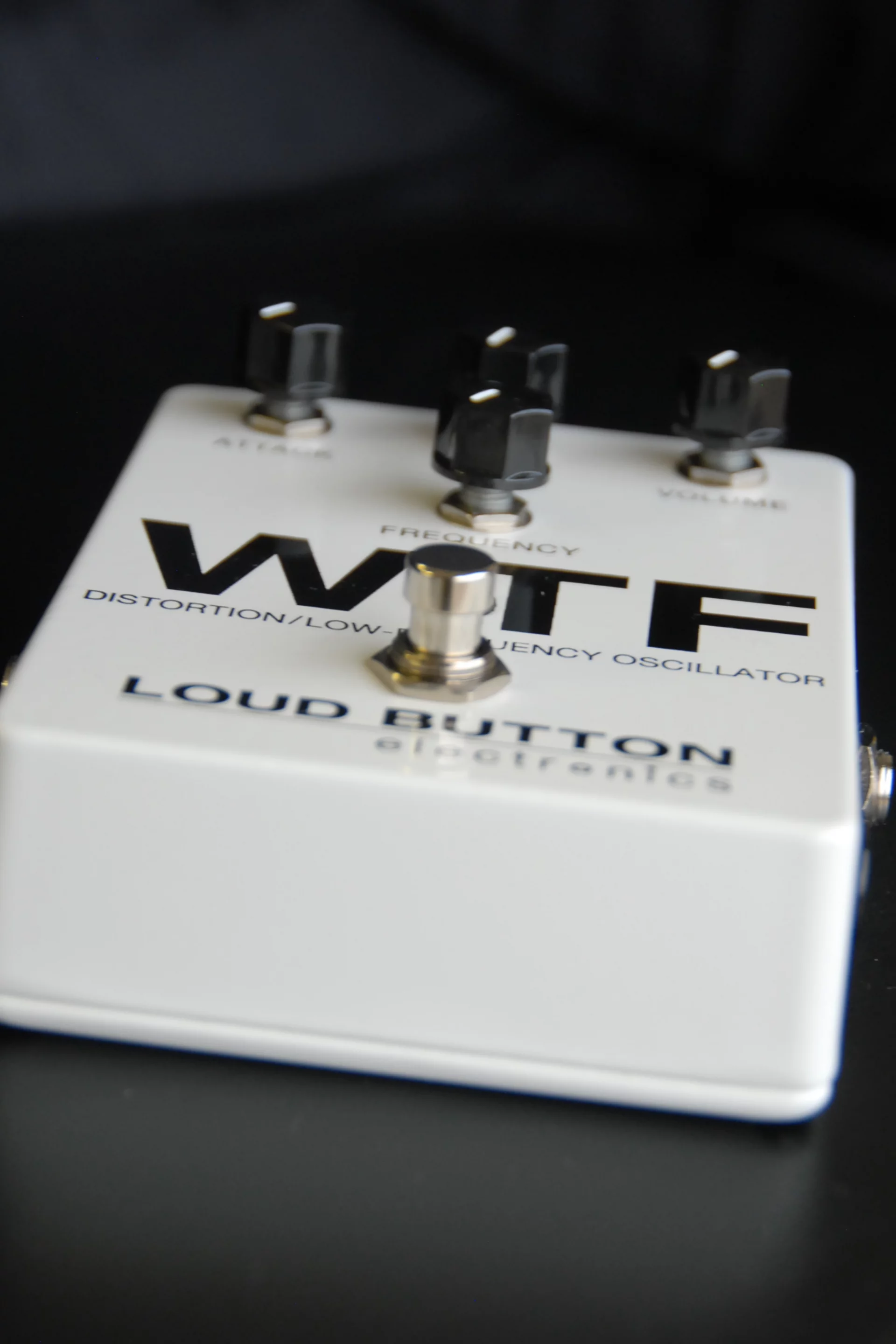 The WTF pedal produces an impressive range of voices including a guitar sound like a sci-fi laser gun