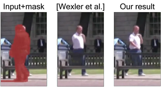 A comparison showing how the newly developed method improves over an earlier approach