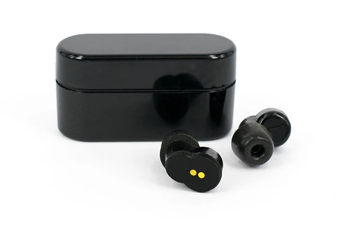 The QuietOn Sleep buds come with a carry case that doubles as a charger
