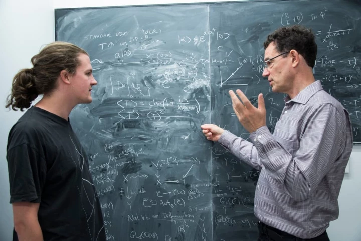Dr. Gielen (left) and his partner on the paper, Neil Turok of the Perimeter Institute for Theoretical Physics