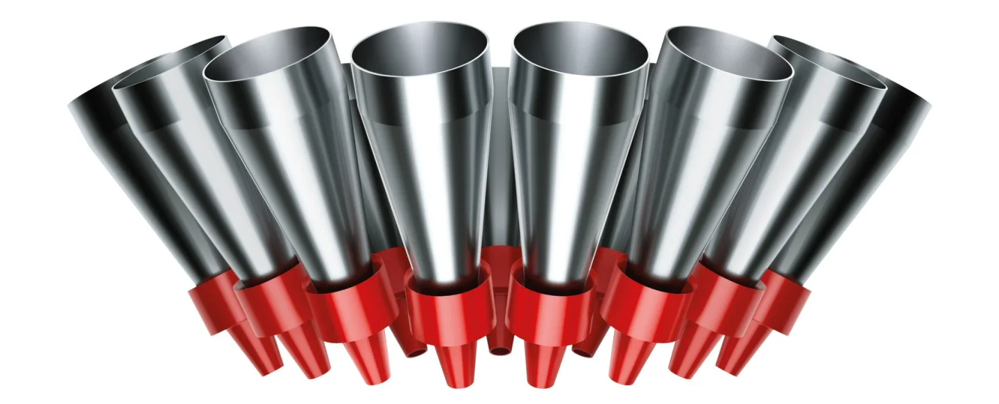The Dyson Cinetic Big Ball uses vibrating cones to help collect dust